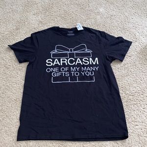 Black Sarcasm Shirt!